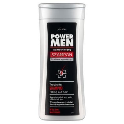 Joanna Power Men Staerkendes Shampoo gegen Haarausfall, 200ml