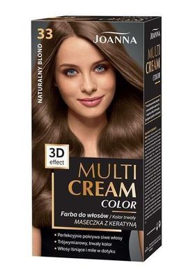 Joanna Multi Creme Haarfarbe 3D - 33 Natuerliche Blond