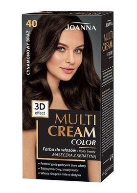 Joanna Multi Creme Coloration 3D Haarfarbe 40 Zimtbraun