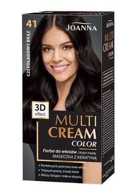 Joanna Multi Cremefarbe 3D Haarfarben 41 Schokoladenbraun