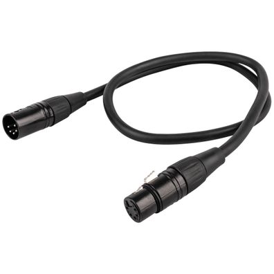 DAP FL86 - DMX/AES-EBU XLR/M 5P to XLR/F 5P 0,75 m