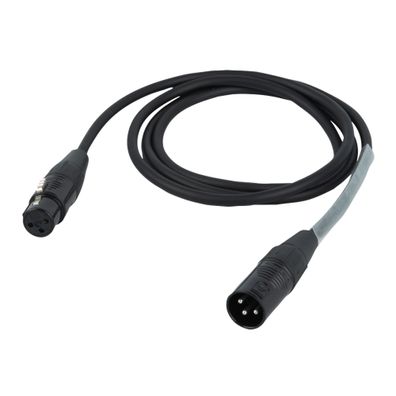 DAP FLR01 XLR M/F Mic/Line Cable Rean RC3 series 0,75 m - versilbert
