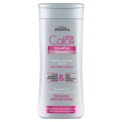 Joanna Professionelles Shampoo fuer Blondiertes & Aufgehelltes Haar, 200 ml