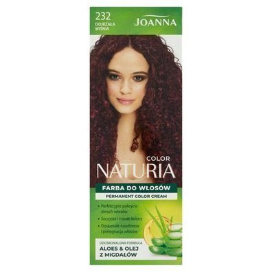 Joanna Naturia Haarfarbe 232 Dunkelkirsche - Premium Haarcoloration mit langanha