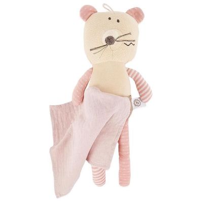 Bieco Kuscheltier Maus mit Schmusetuch 16191163 - - (Spielze