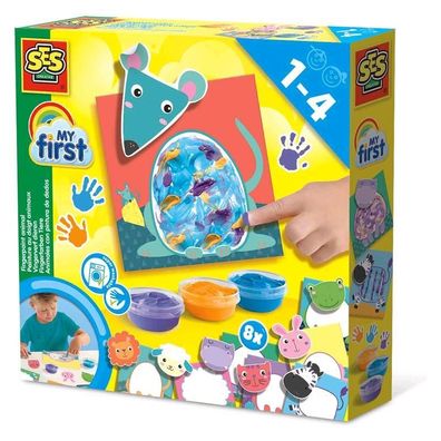 SES Creative My first-Fingerfarben Tiere 14444