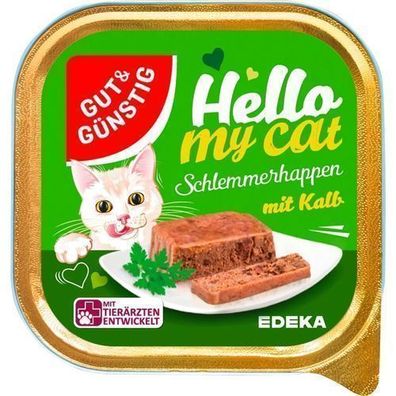 G&amp; Kalbfleisch Katzenfutter 100 g