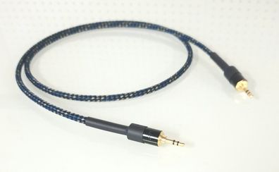 Viablue EPC4 Silver / HighEnd Klinkenkabel 3,5mm / beidseitig Stecker / Blue