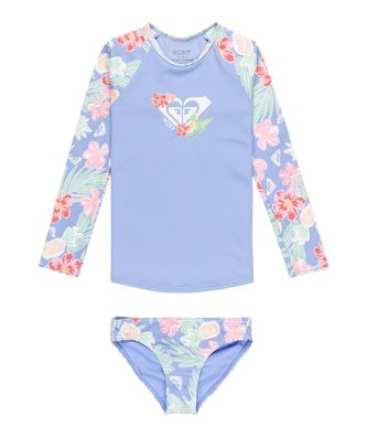 ROXY Kids Lycra Oberteil Hose Set Tropical Story grapemist tropical par
