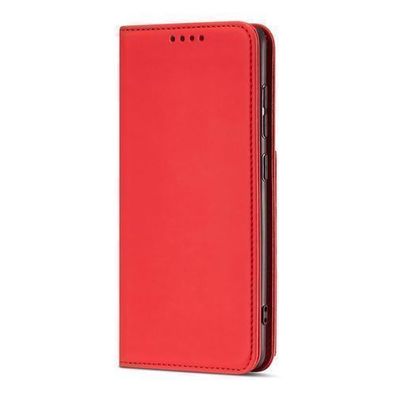 Samsung Galaxy A13 5G Magnet Kartenetui - Rotes Portemonnaie mit Kartenfach und