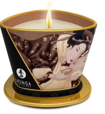 HOT - Shunga Massage Candle 170 ml - Chocolate