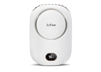 LtYioe USB Mini Ventilator, leise, 3 Stufen, LED, tragbar für Reise/Büro