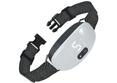Hundehalsband gegen Bellen - Automatisches Trainingshalsband, weiß