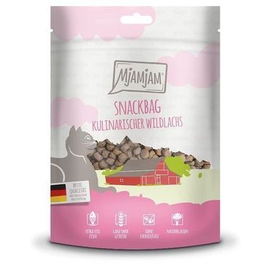 MjAMjAM Premium Lachs-Katzenfutter, 125 g