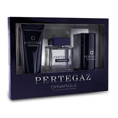 Pertegaz Dynamique Herren-Set: Eau de Parfum 100ml + Duschgel 230ml + Deodorant