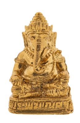 Ganesha Messing Elefantengott 2,5 cm 17 g Figur Statue Skulptur Gottheit