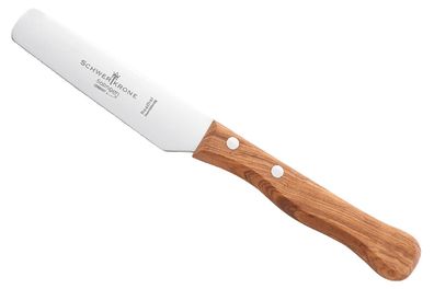 Schwertkrone Frühstücksmesser Olivenholz gezahnt 9cm