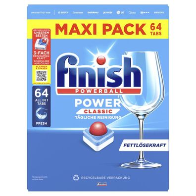 Spülmaschinentabs Power Classic 64St