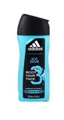 Adidas Duschgel Ice Dive, 250 ml - Erfrischende Koerperreinigung