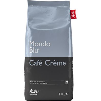 8x Melitta Kaffee Gastronomie Mondo Blu Cafe Creme 407 Bohne 1.000g