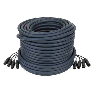 DAP Neutrik DMX Snake 4-way 5-pin XLR 4-Universum Multikabel - 50 m