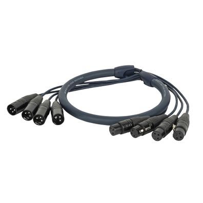 DAP DMX Snake 4-way 3-pin XLR 4-Universum Multikabel - 20 m