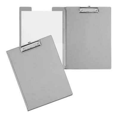 12x MAUL 2339295 Klemmbrett-Mappe mit Folien?berzug DIN A4 silber