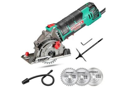 Hychika Sega Circolare, 500 W Mini-Seghe Circolare 4500 U/min