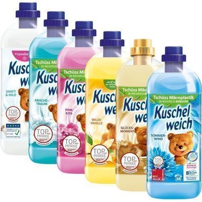 Kuschelweich Weichspüler Set - 6 x 1L