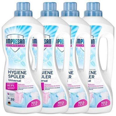 Impresan Rosen & Lilien Universal Hygienespülmittel für 4x20 Wäschen