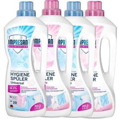 Impresan Universal Hygienespülmittel Set 4x20 Waschgänge