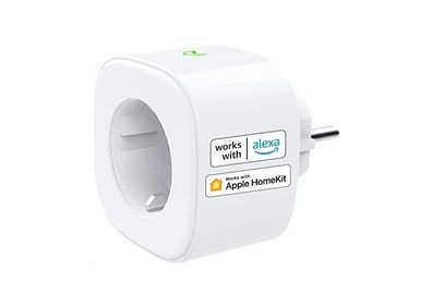 Meross Smart-Steckdose 16A, WiFi, HomeKit, Alexa, Google, ohne Hub