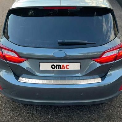 Ladekantenschutz Stoßstangenschutz für Ford Fiesta 2017-2024 Edelstahl Silber