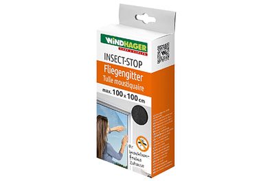 Windhager Fliegengitter 100x100cm anthrazit