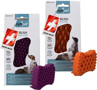 OptiPet 3in1 Hundebürsten 1x Short + 1x Long für Katzen & Hunde Kombi-Pack !