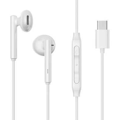 Joyroom JR-EC05 USB-C In-Ear Kopfhörer - Weiß, Hochwertiger Sound und Komfort, K