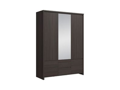 SchiebetürenschrankKaspian - Kleiderschrank - Schrank - Wenge Dekor