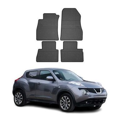 2010-2019 Nissan Juke Fußmatten Gummi Schwarz 4 tlg