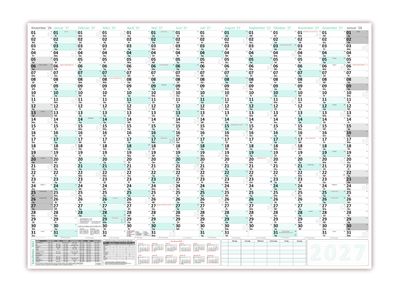 XXXL Wandkalender 2027 - Sehr groß im DIN B0 Format (1,4 x 1,0 m) große