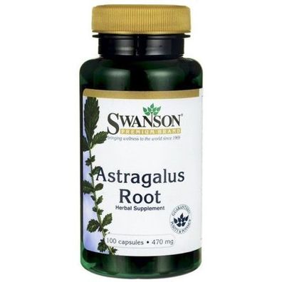 Swanson Astragalus 470mg - 100 Kapseln, Stärkung des Immunsystems