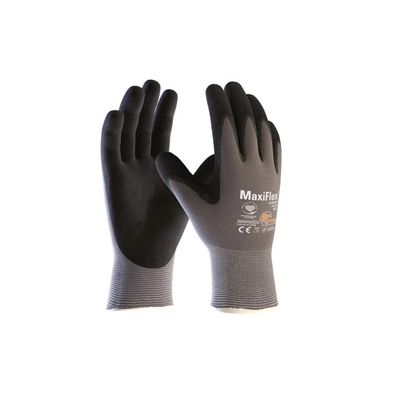 12x MaxiFlex Handschuh Ultimate 2440-8 gr/sw Gr.08