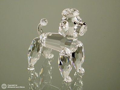 Swarovski Pudel stehend Poodle standing 167571 AP 1997