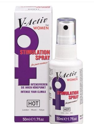 HOT - V-Activ Woman Stimulating Spray 50 ml - Stimulationsspray für Frauen