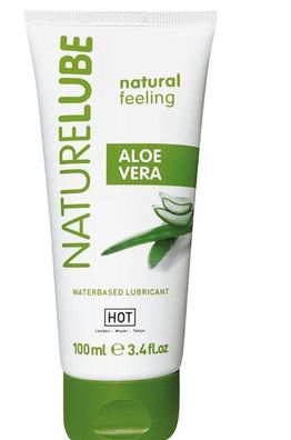 Hot - Nature Lube Aloe Vera 100 ml - Gleitgel - Natürliches Gleitgefühl