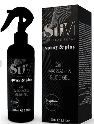 Hot - StiVi Massage & Glide Gel 100m - Gleitgel