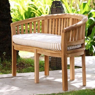 Teak Sitzbank PISANG ca. L160cm Gartenbank Holzbank Parkbank Teakbank Bank