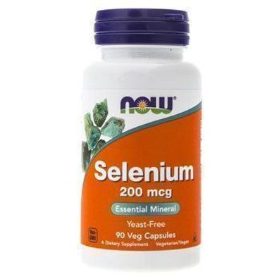 Now Foods Selen 200 mcg 90 Kapseln - Hochwertige Nahrungsergaenzung fuer das Immunsys
