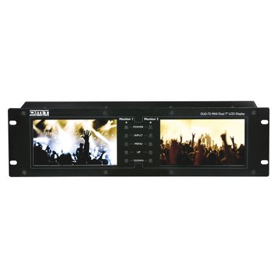 DMT DLD-72 MKII Zwei 7"-Displays mit HDMI-Link - Rackeinbau