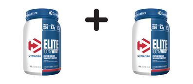 2 x Dymatize Elite Whey (942g) Strawberry Blast