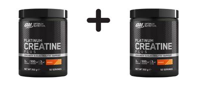 2 x Optimum Nutrition Platinum Creatine Plus (350g) Orange